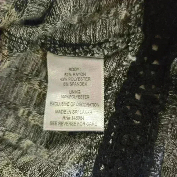 Robbie Bee Womens Relaxed A Line 3/4 Sleeve Cowl Neck Sweater Dress Size XL - Picture 8 of 8